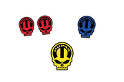 Jeep Emblem & Badges set with Mopar Skull logo (Type 13) Jeep emblems decoinfabric