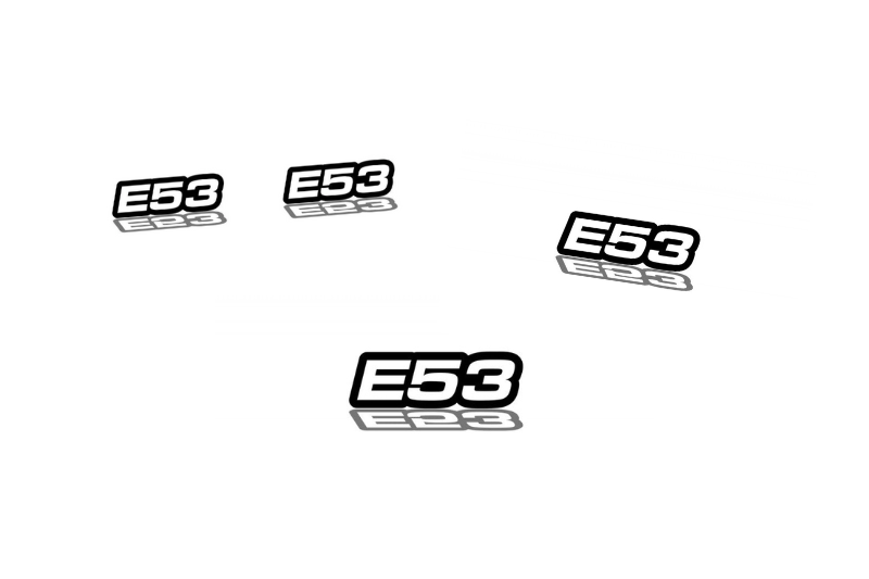 BMW Emblem & Badges set with E53 logo BMW emblems decoinfabric