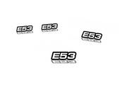 BMW Emblem & Badges set with E53 logo BMW emblems decoinfabric