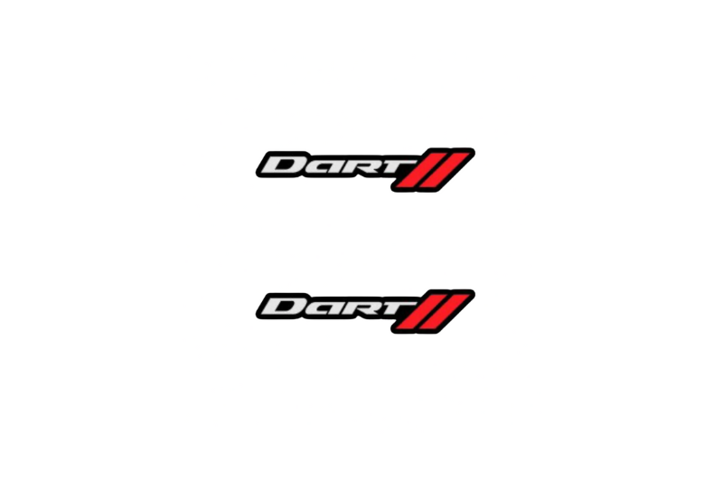 Dodge Emblem & Badge Set - Grille and Tailgate Dart + Dodge logo