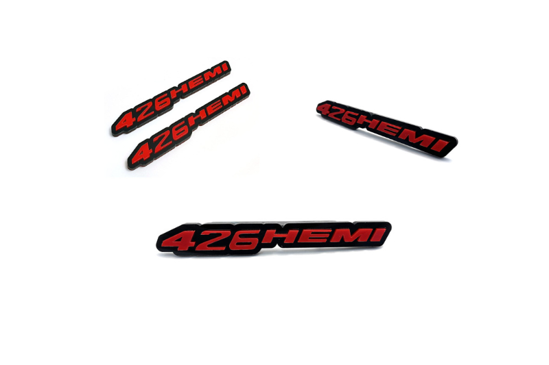 Dodge Emblem & Badges set with 426HEMI logo