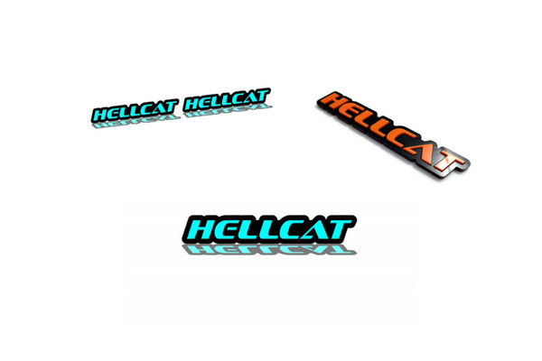 Dodge Emblem & Badges set with Hellcat logo