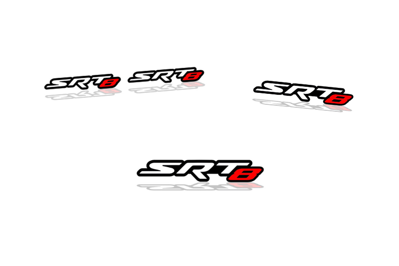 Jeep Emblem & Badges set with SRT8 logo (Type 2)