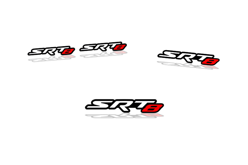 Jeep Emblem & Badges set with SRT8 logo (Type 2) Jeep emblems decoinfabric