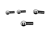 Dodge Emblem & Badges set with Mopar logo (Type 7) Dodge emblems decoinfabric