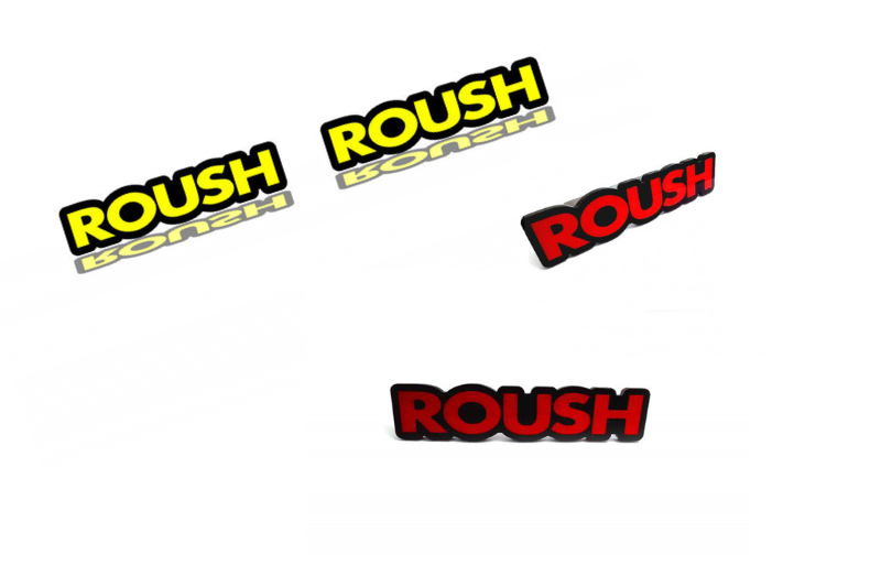 Ford Mustang Emblem & Badges set with Roush logo