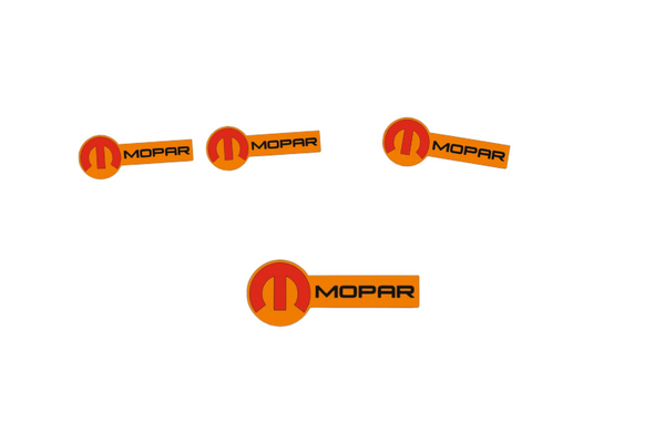 Dodge Emblem & Badges set with Mopar logo (Type 14)