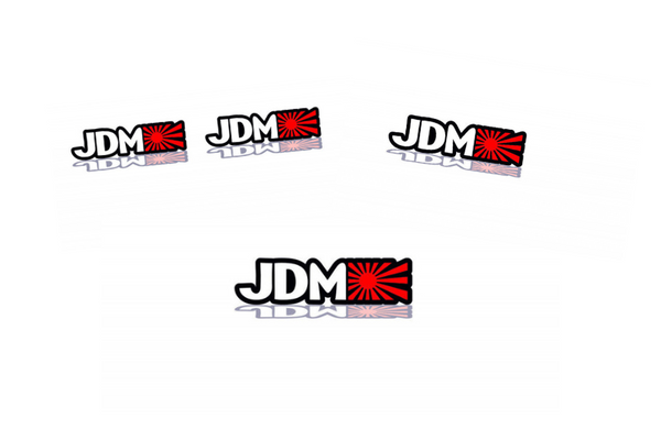 Toyota Emblem & Badges set with JDM logo (Type 2)