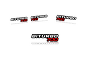 Mercedes G-Class Emblem & Badges set with BiTurbo G700 logo Mercedes emblems decoinfabric