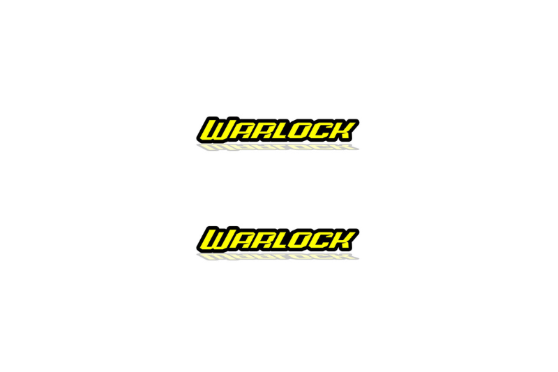 Dodge RAM Emblem & Badge Set - Grille and Tailgate Warlock logo