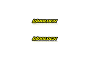 Dodge RAM Emblem & Badge Set - Grille and Tailgate Warlock logo Dodge emblems decoinfabric YELLOW