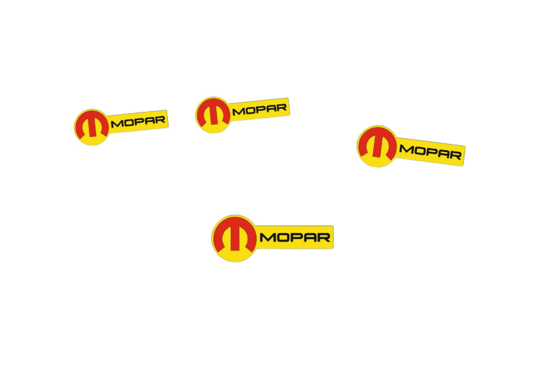 Jeep Emblem & Badges set with Mopar logo (Type 12) Jeep emblems decoinfabric