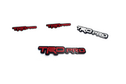 Toyota Emblem & Badges set with TRDpro logo Toyota emblems decoinfabric