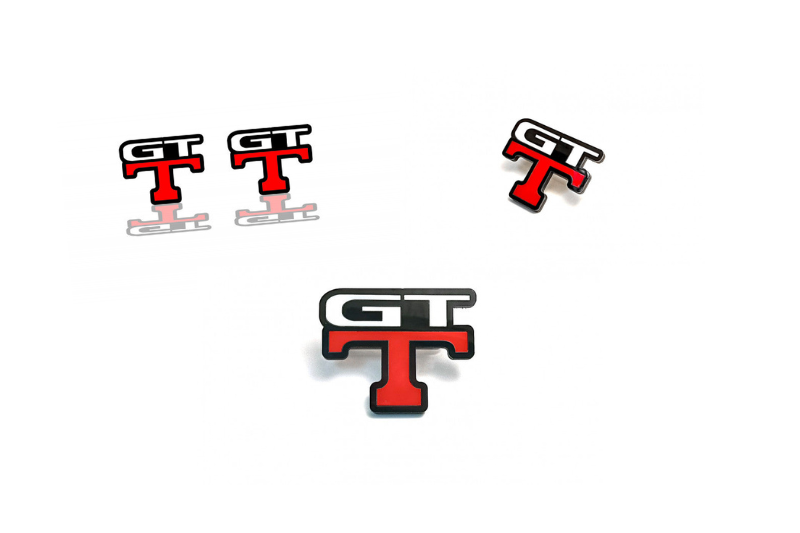 Nissan Emblem & Badges set with GT-T logo