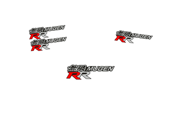 Honda Emblem & Badges set with Mugen RR logo (Type 2)