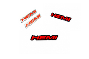Dodge Emblem & Badges set with Hemi logo Dodge emblems decoinfabric