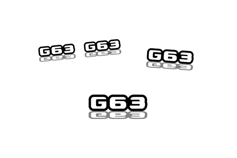 Mercedes G-Class Emblem & Badges set with G63 logo