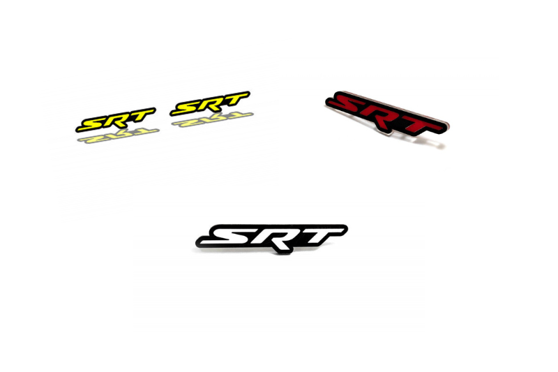Dodge Emblem & Badges set with SRT logo Dodge emblems decoinfabric