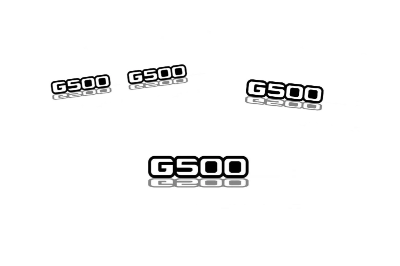 Mercedes G-Class Emblem & Badges set with G500 logo