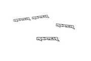 Ford Ranger Emblem & Badges set with Raptor logo (Type 3) Ford emblems decoinfabric