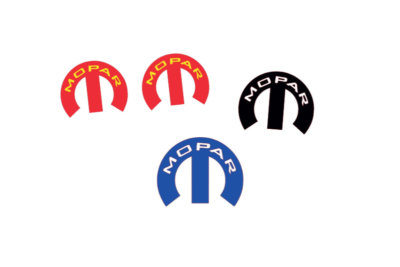 Jeep Emblem & Badges set with Mopar logo (Type 22) Jeep emblems decoinfabric