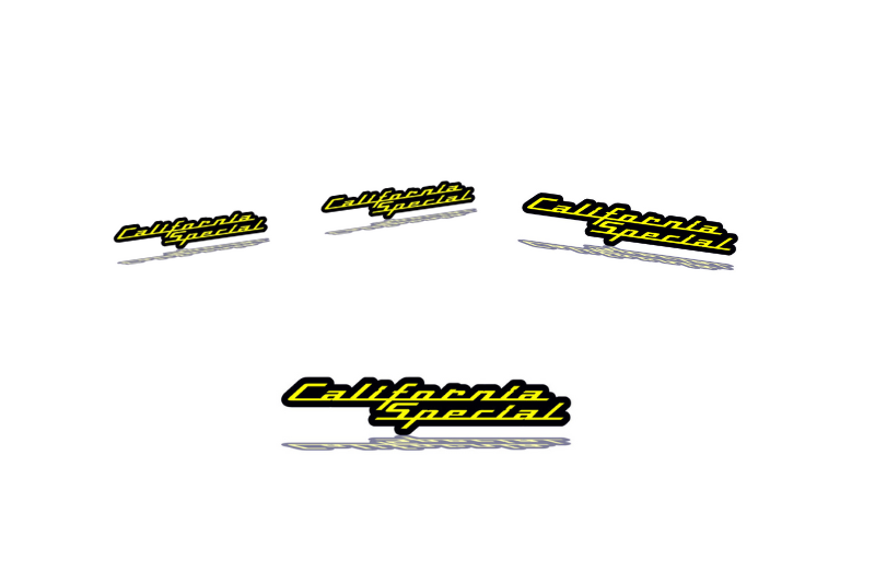 Ford Mustang Emblem & Badges set with California Special logo