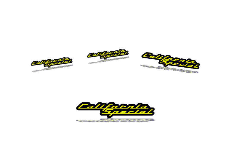 Ford Mustang Emblem & Badges set with California Special logo Ford emblems decoinfabric