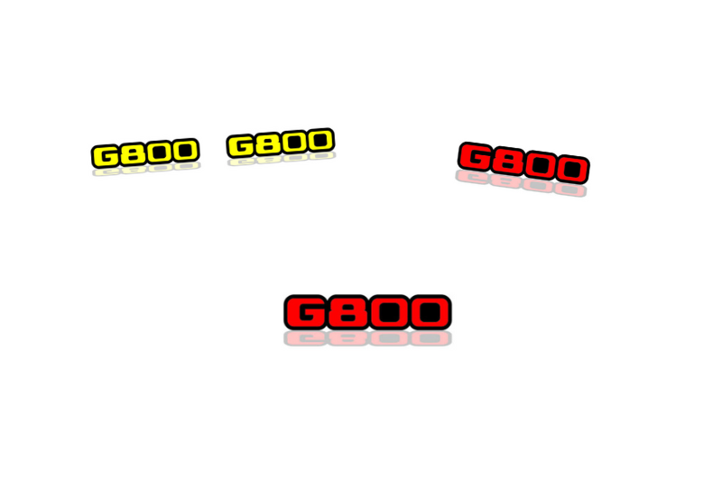 Mercedes G-Class Emblem & Badges set with G800 logo