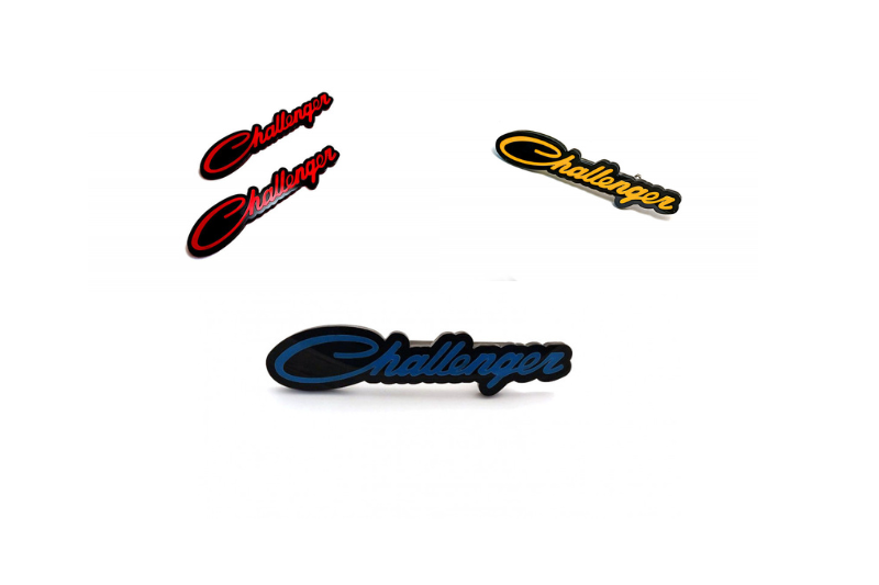 Dodge Emblem & Badges set with Dodge Challenger logo (Type 2)