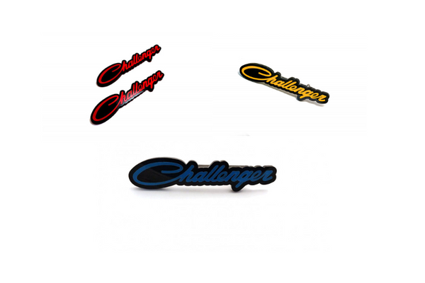 Dodge Emblem & Badges set with Dodge Challenger logo (Type 2)