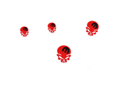 Dodge Emblem & Badges set with Mopar Skull logo (Type 6) Dodge emblems decoinfabric