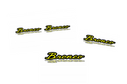 Ford Bronco Emblem & Badges set with Bronco logo Ford emblems decoinfabric