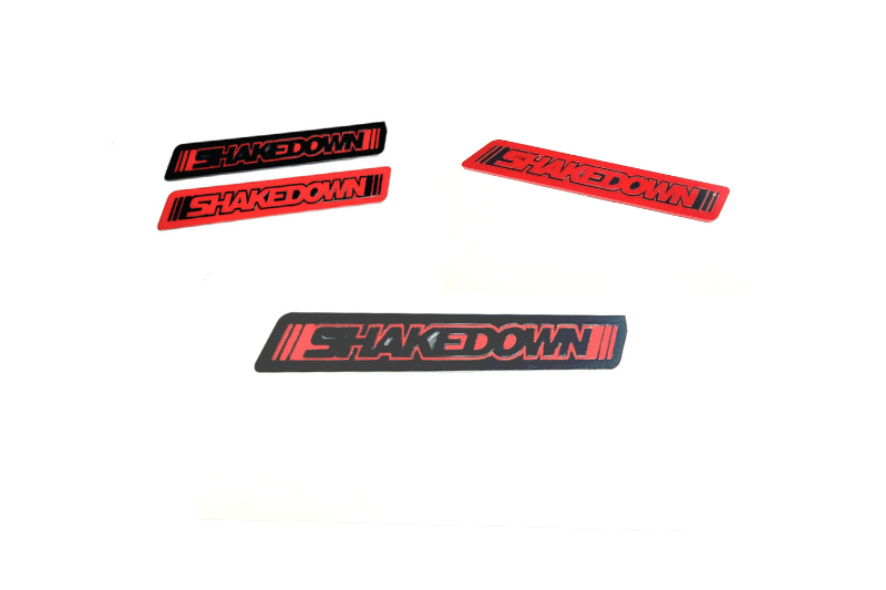 Dodge Emblem & Badges set with Shakedown logo (Type 2) Dodge emblems decoinfabric