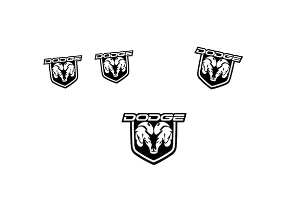 Dodge RAM Emblem & Badges set with Dodge RAM logo (Type 3)