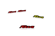Ford Focus Emblem & Badges set with Ford Focus III logo Ford emblems decoinfabric