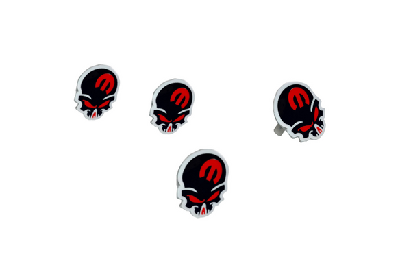 Jeep Emblem & Badges set with Mopar Skull logo (Type 2)