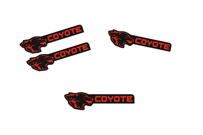 Ford Mustang Emblem & Badges set with Coyote logo (type 8)