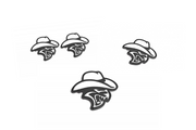Jeep Emblem & Badges set with Hellcat Cowboy logo Jeep emblems decoinfabric