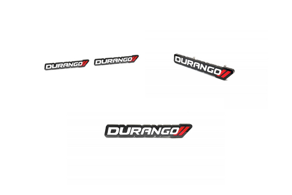 Dodge Emblem & Badges set with Durango logo (Type 2)