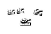 Ford Mustang Emblem & Badges set with GT Mustang logo Ford emblems decoinfabric
