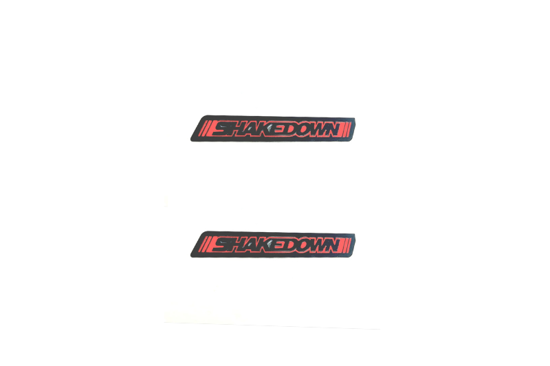 Dodge Emblem & Badge Set - Grille and Tailgate Shakedown logo (Type 2) Dodge emblems decoinfabric ORANGE