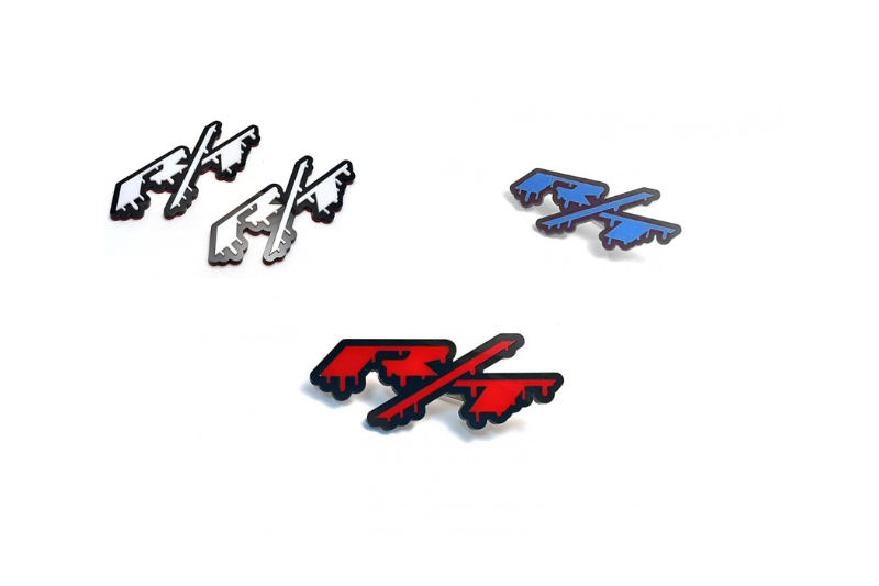 Dodge Emblem & Badges set with R/T Blood logo (Big Size)