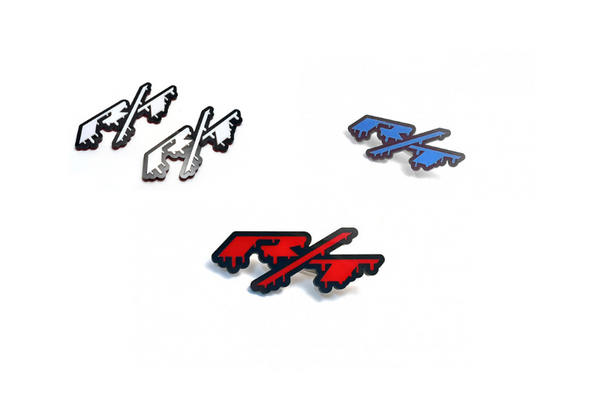 Dodge Emblem & Badges set with R/T Blood logo (Big Size)