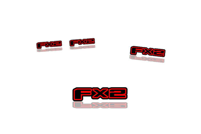 Ford Emblem & Badges set with FX2 logo