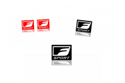 Lexus Emblem & Badges set with F Sport logo Lexus emblems decoinfabric