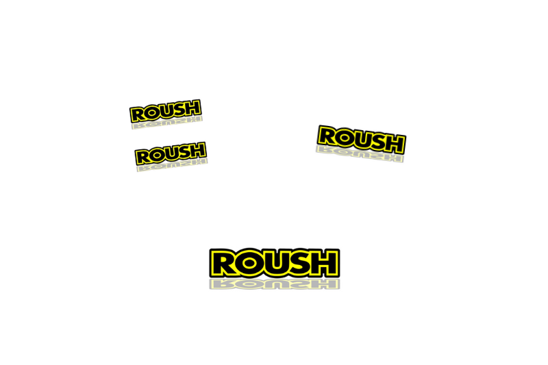 Chevrolet Emblem & Badges set with Roush logo (Type 4)