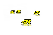 Volkswagen Emblem & Badges set with R-Line logo Volkswagen emblems decoinfabric