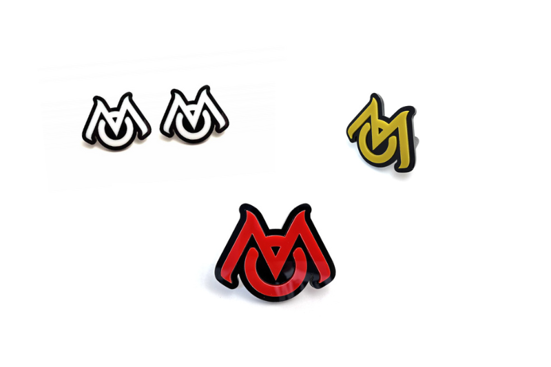 Jeep Emblem & Badges set with Mopar logo (Type 3) Jeep emblems decoinfabric