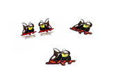 Dodge Emblem & Badges set with Scat Pack + SRT logo Dodge emblems decoinfabric