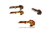 Dodge Emblem & Badges set with SRT Hellcat Fire logo Dodge emblems decoinfabric